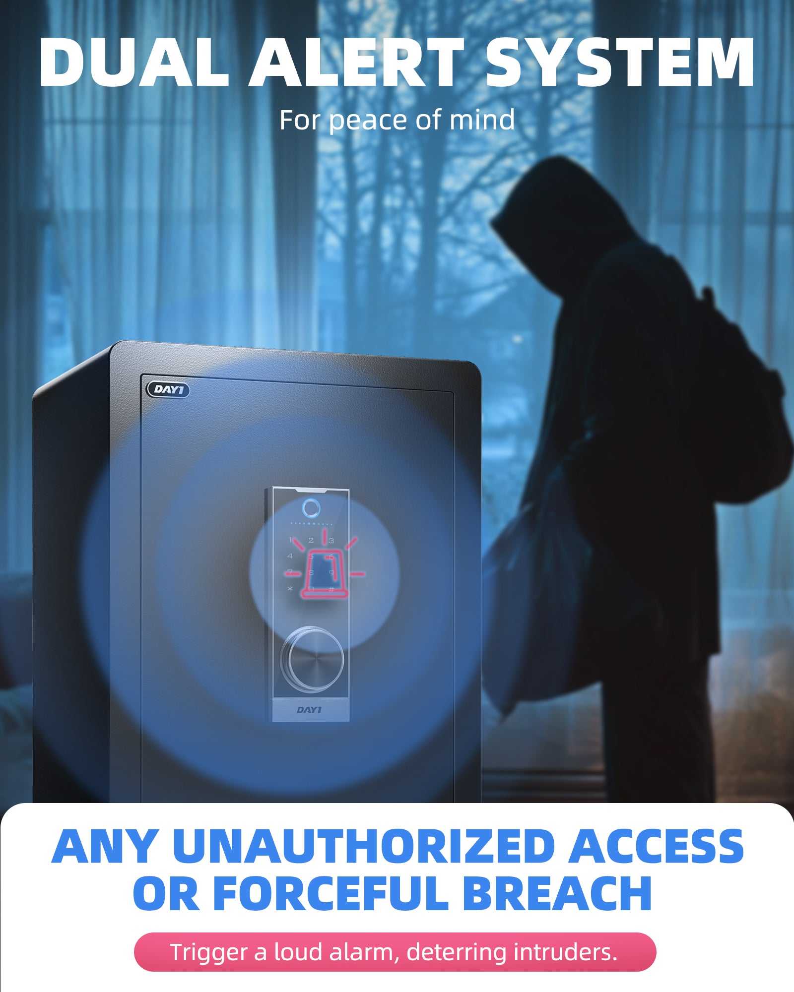 DAYI 3.0 Cubic Biometric Fingerprint Safe Box Pro