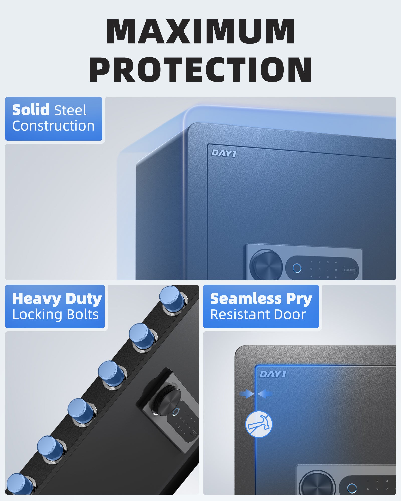 DAYI 3.0 Cubic Biometric Fingerprint Safe Box