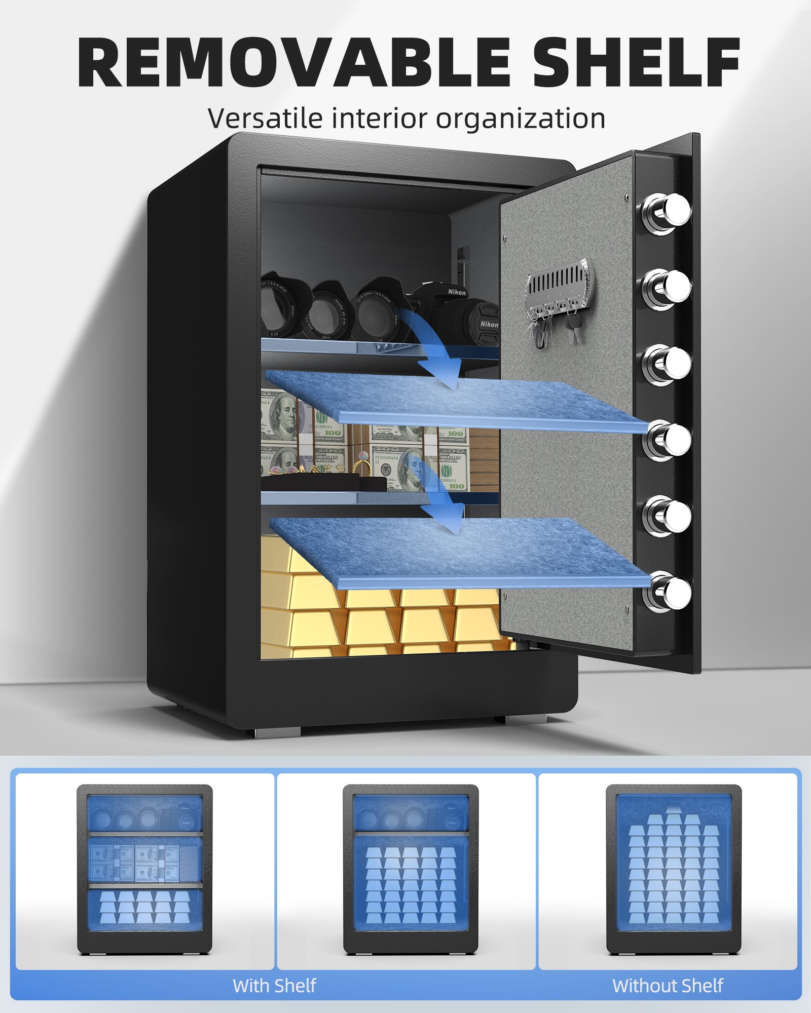 DAYI 3.0 Cubic Biometric Fingerprint Safe Box
