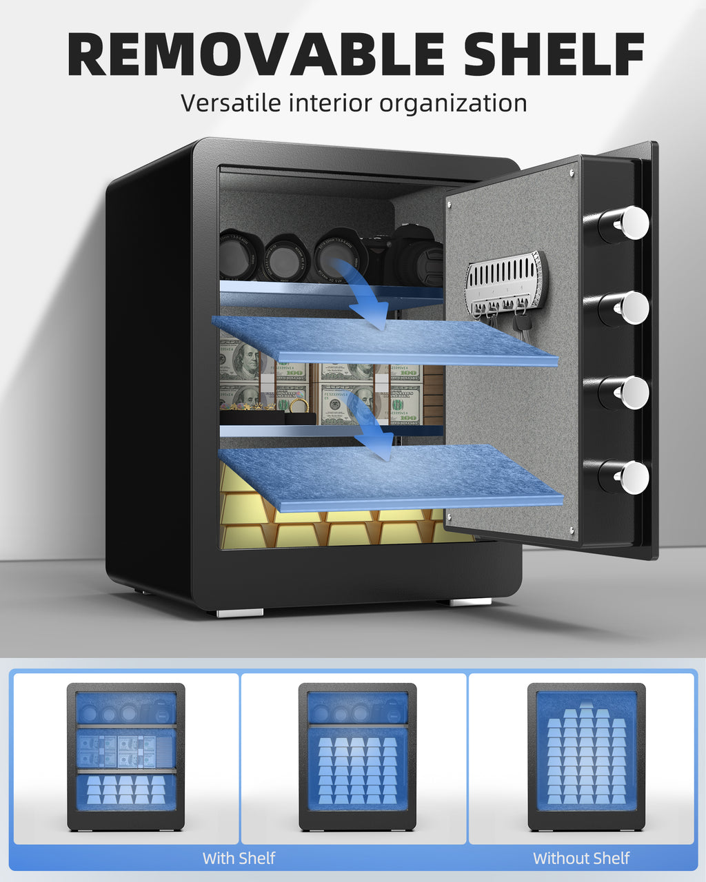 DAYI 2.0 Cubic Biometric Fingerprint Safe Box