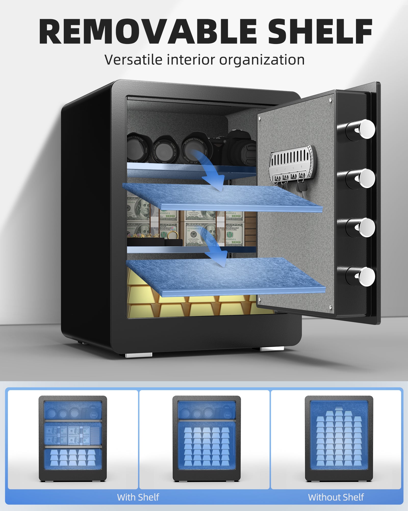 DAYI 2.0 Cubic Biometric Fingerprint Safe Box