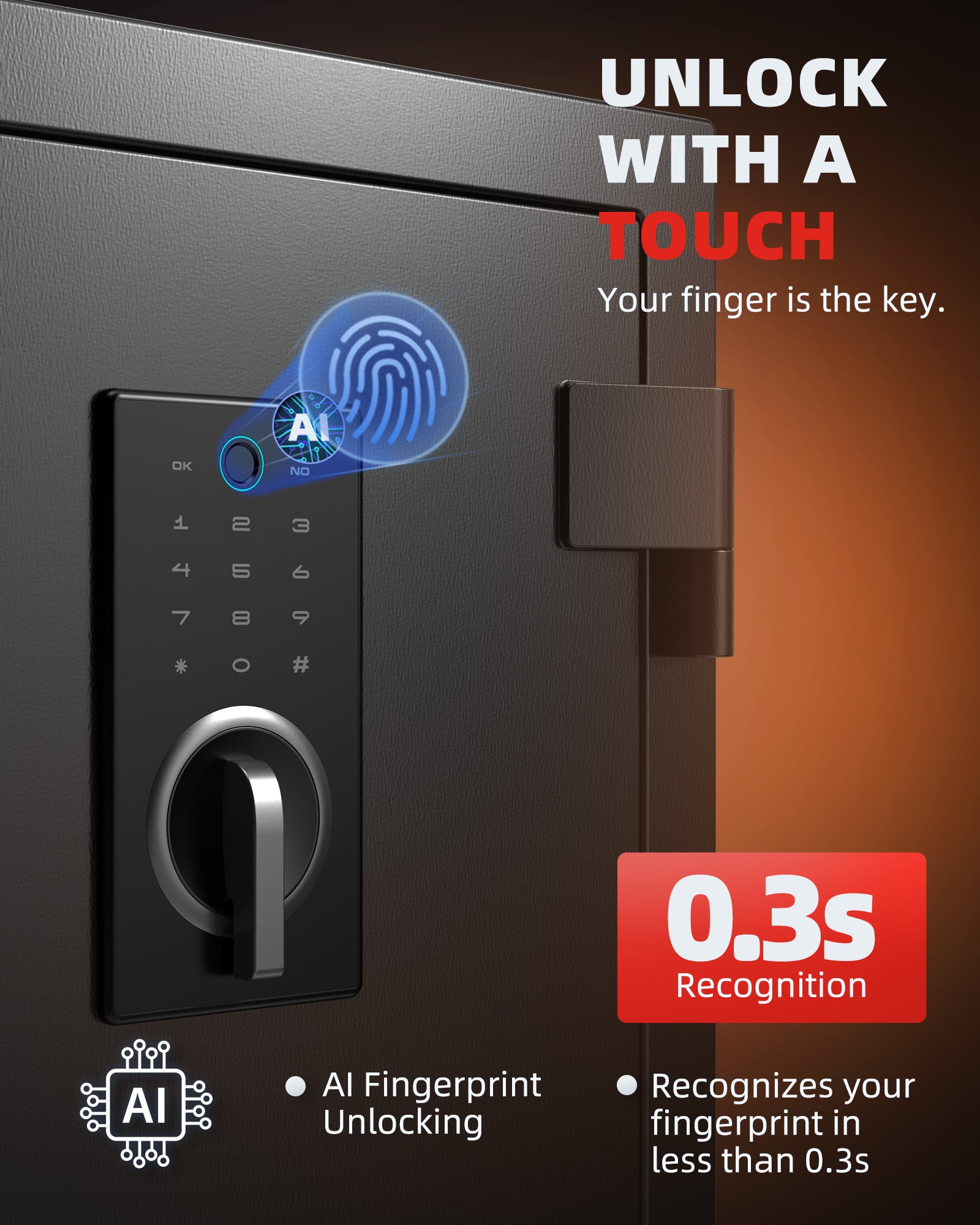 DAYI 3.0 Cubic Fireproof Safe