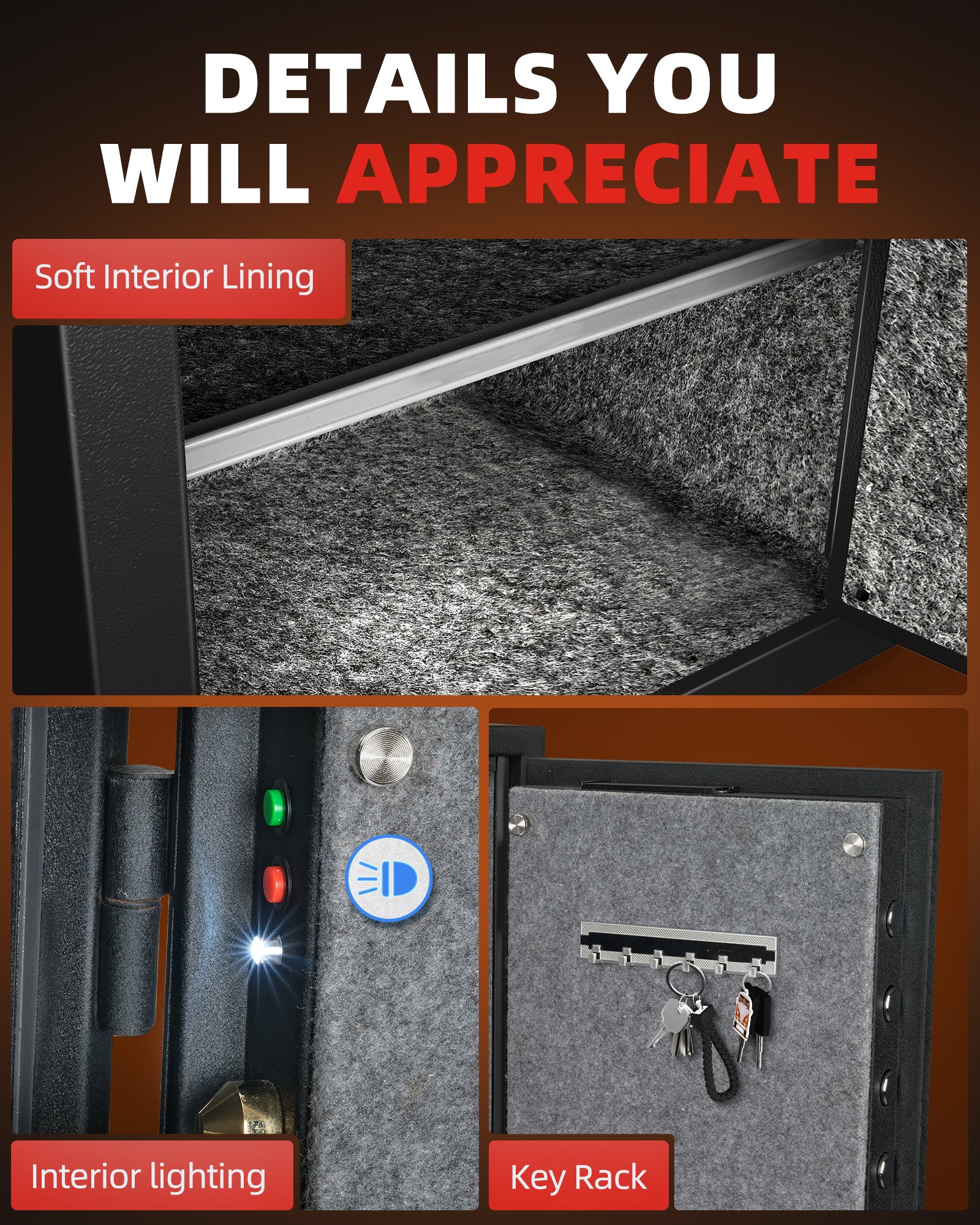 DAYI 3.0 Cubic Fireproof Safe