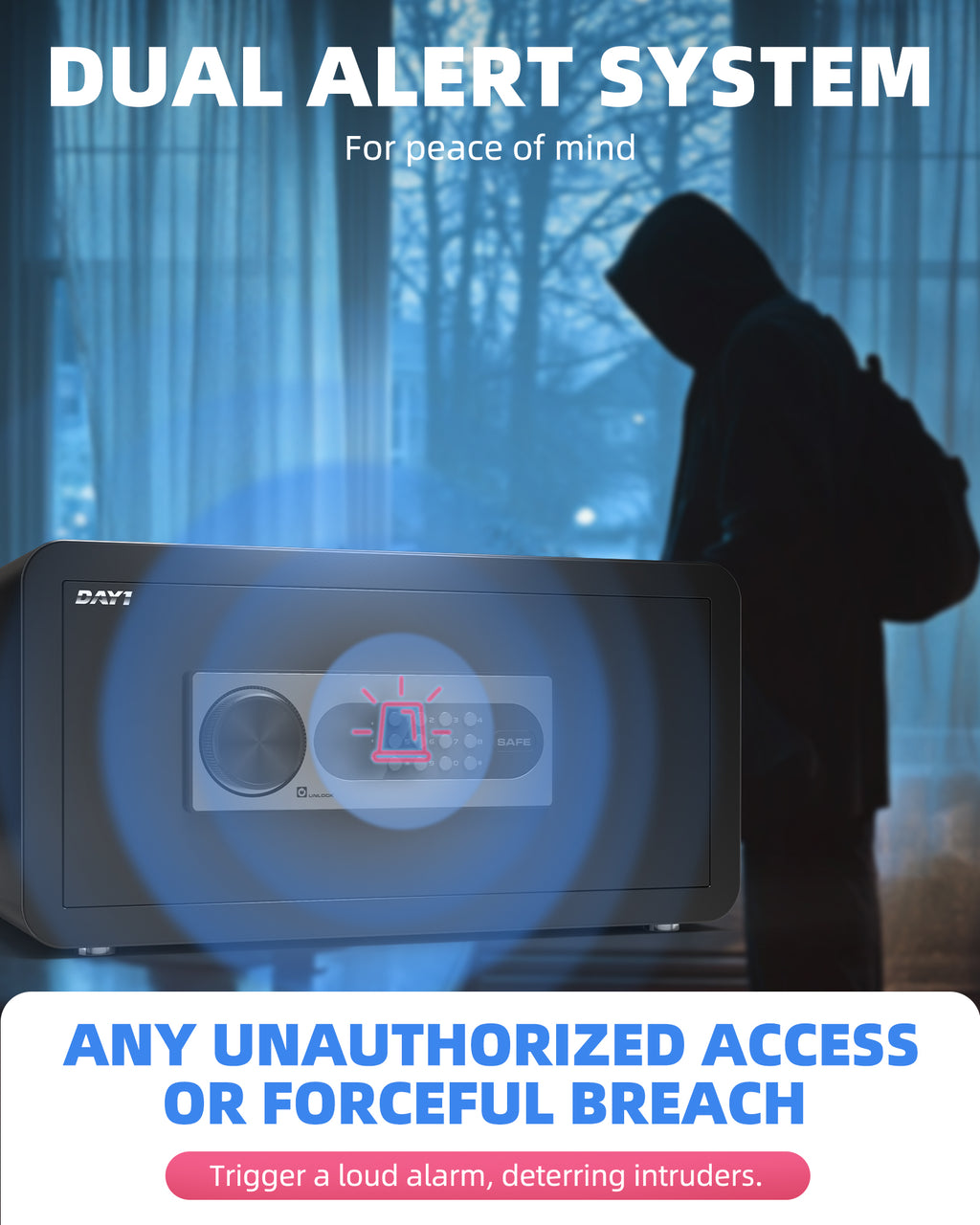 DAYI 1.4 Cubic Hotel Safe with Digital Keypad