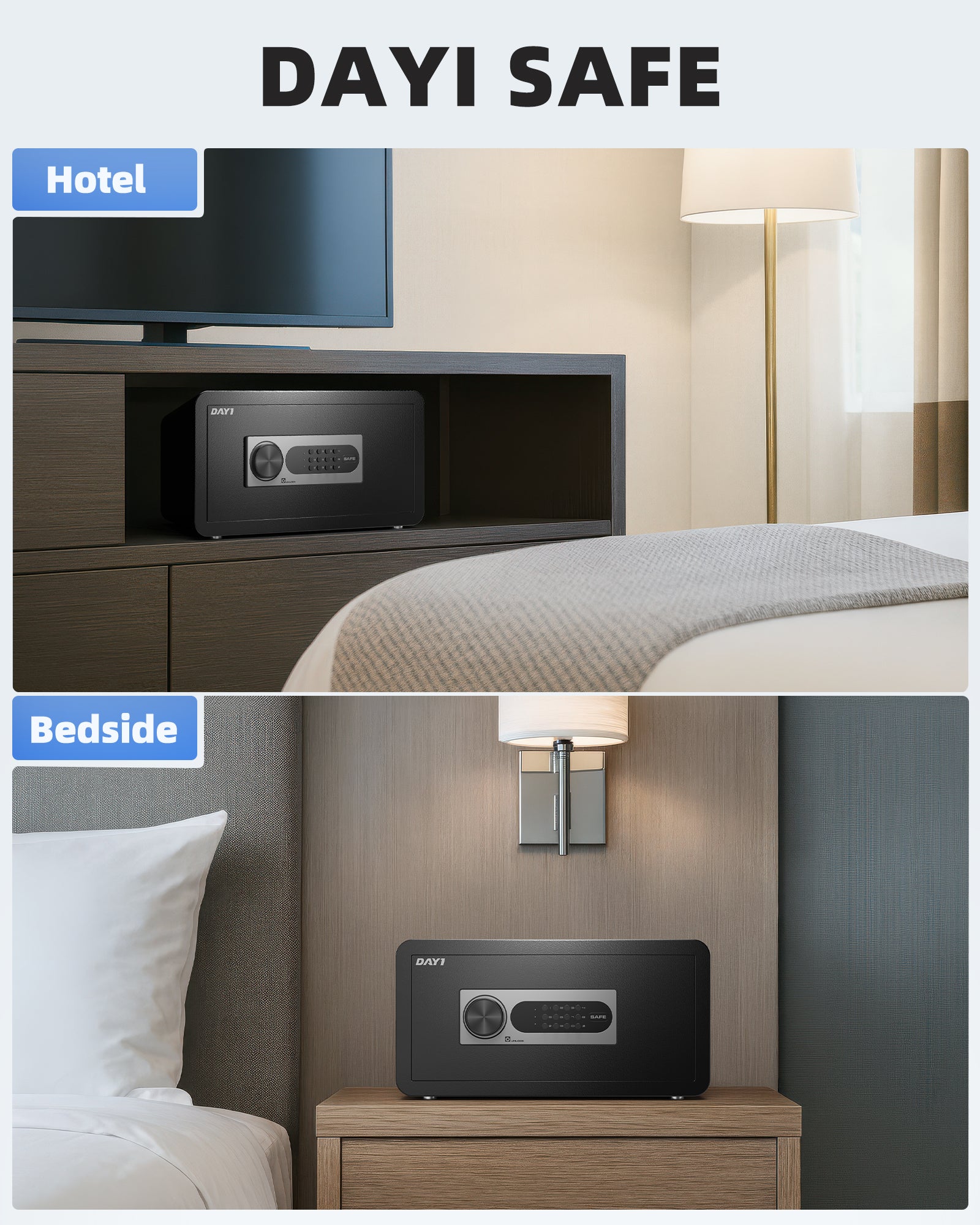 DAYI 1.4 Cubic Hotel Safe with Digital Keypad