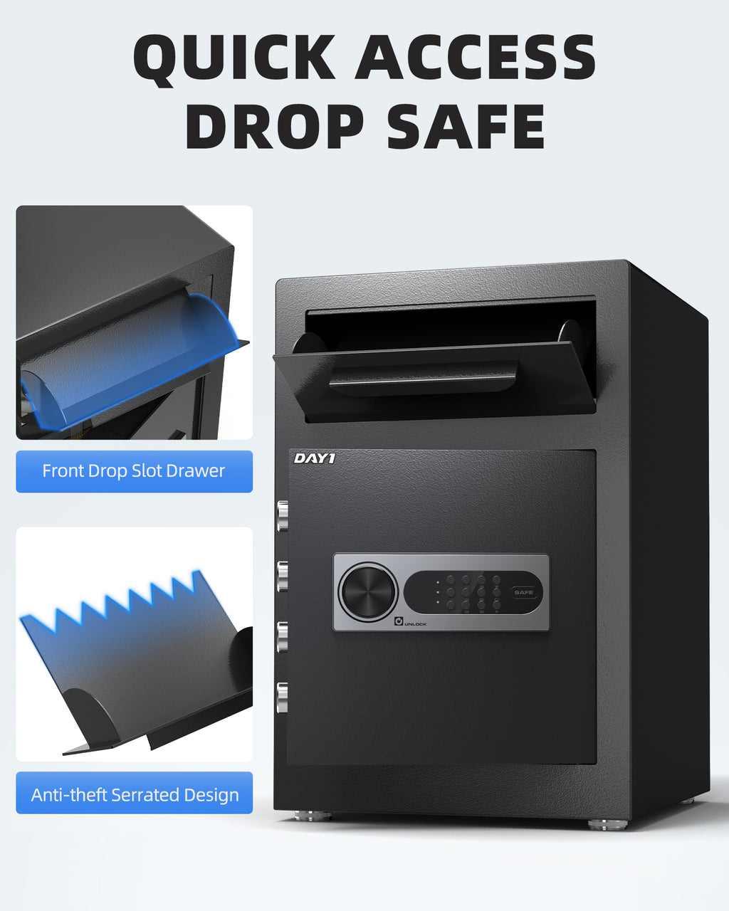 DAYI 2.6 Cubic Drop Safe