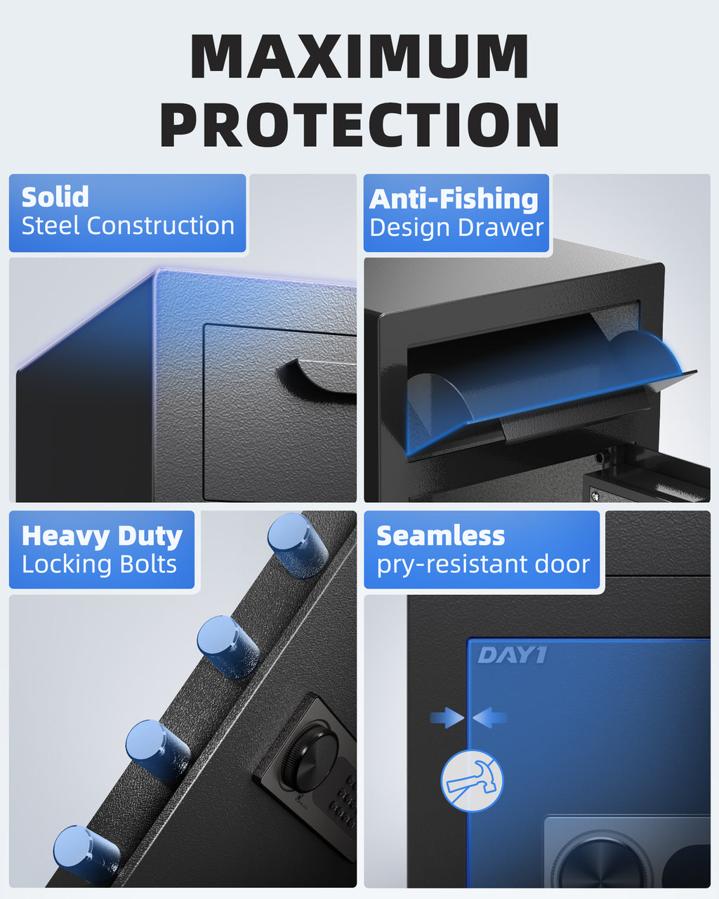 DAYI 2.6 Cubic Drop Safe