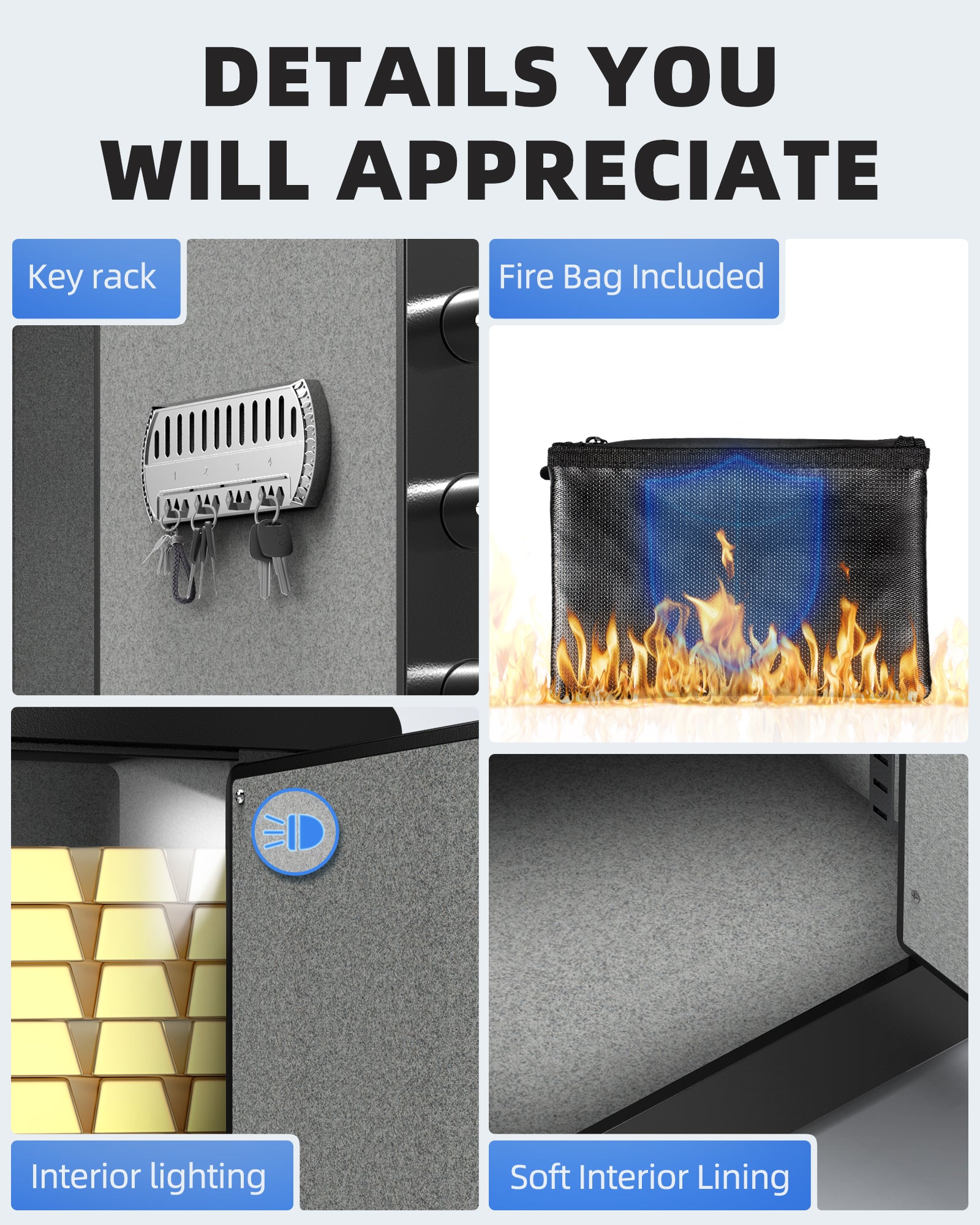 DAYI 2.6 Cubic Drop Safe