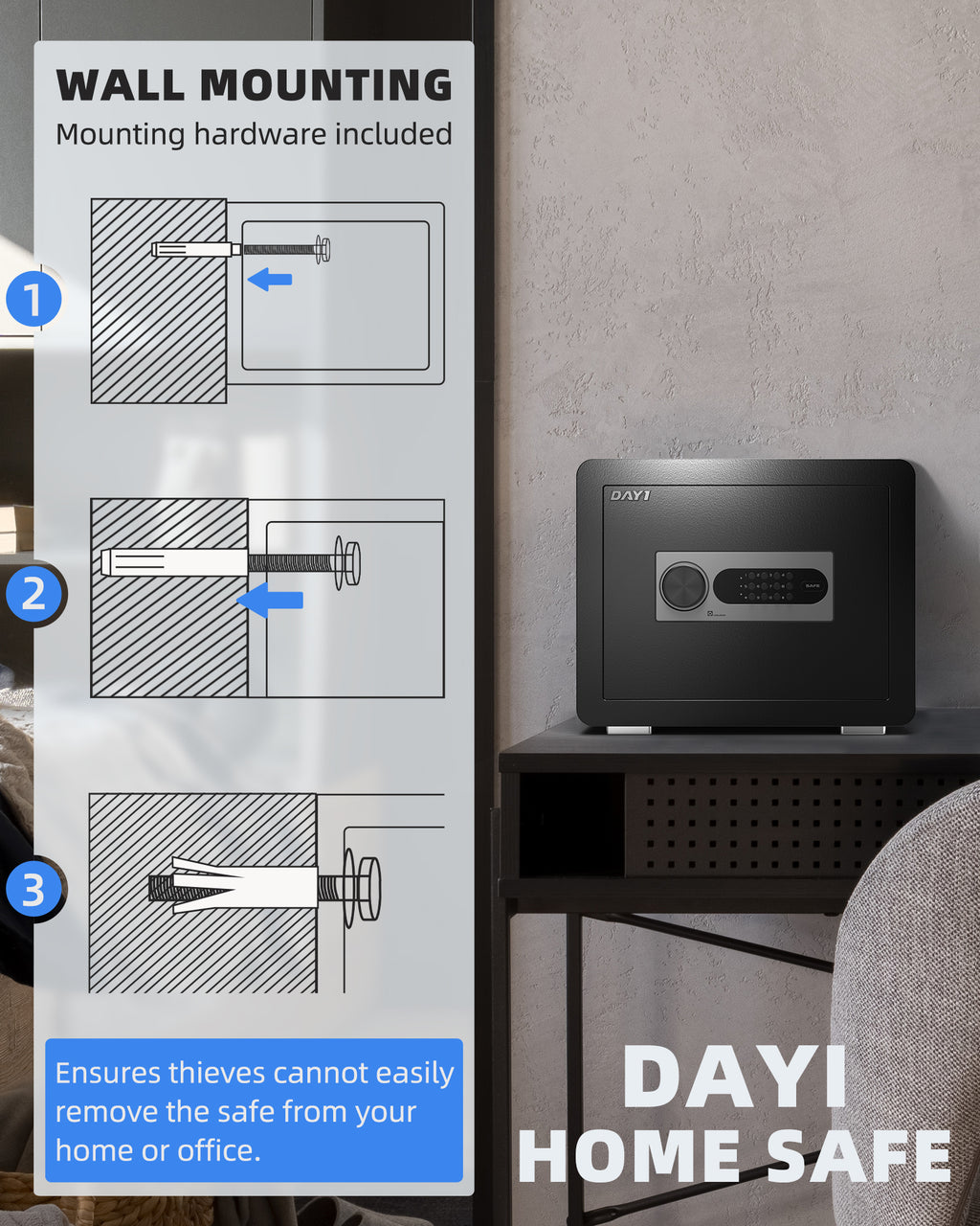 DAYI  0.8 Cubic Safe Box
