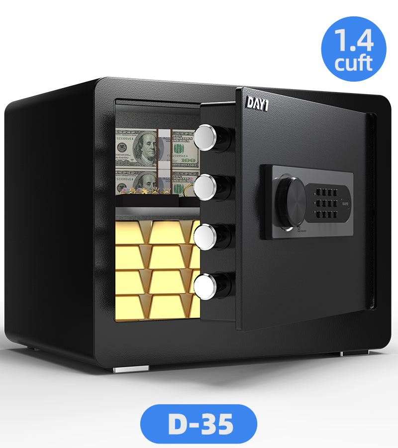 DAYI 2.0 Cubic Feet Home Safe with Fireproof Waterproof Bag