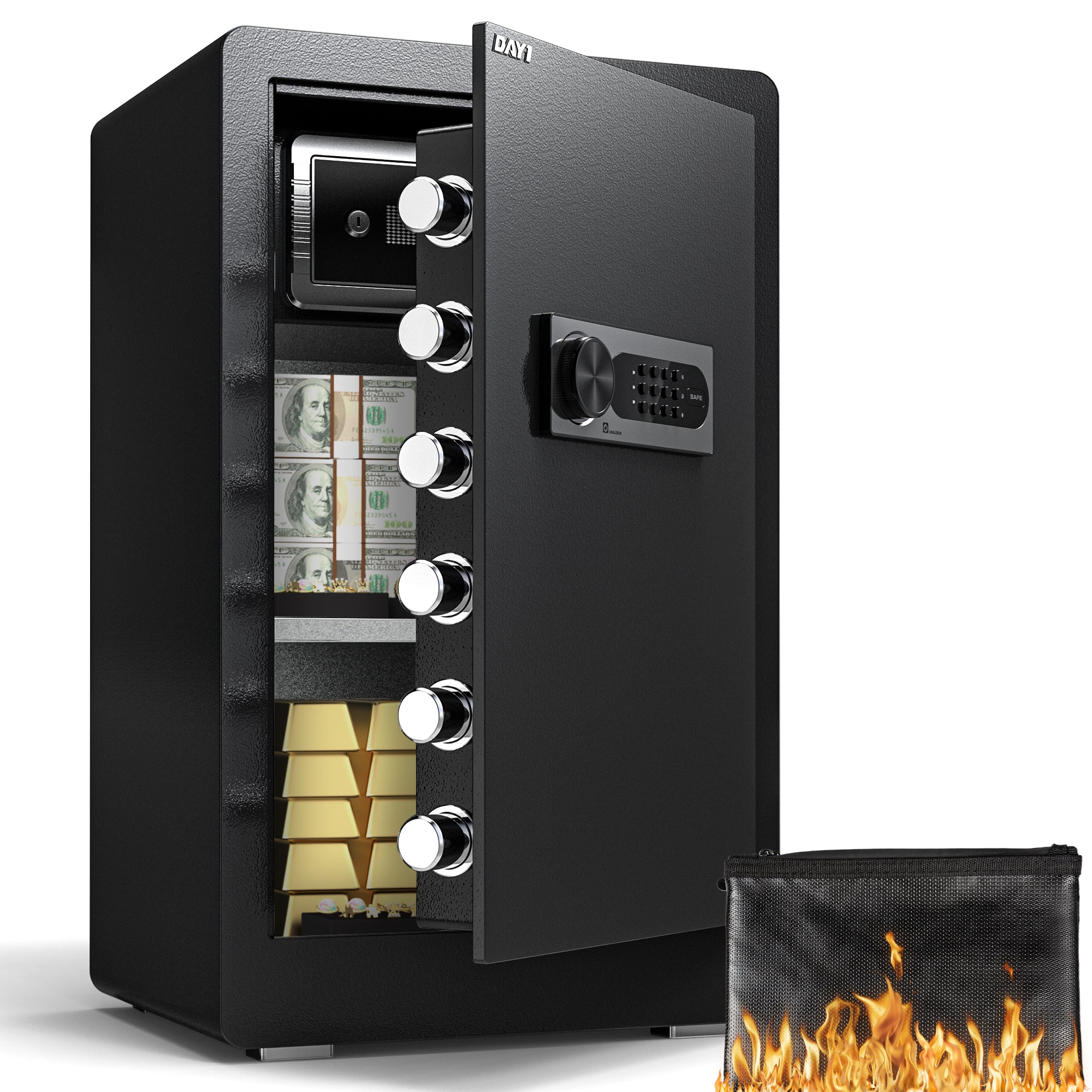 DAYI 4.0 CuFt Home Safes with Digital Keypad